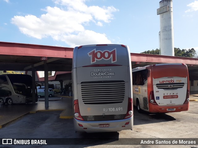 Auto Viação 1001 RJ 108.691 na cidade de Queluz, São Paulo, Brasil, por Andre Santos de Moraes. ID da foto: 10050811.