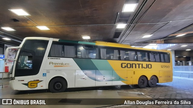 Empresa Gontijo de Transportes 12760 na cidade de Belo Horizonte, Minas Gerais, Brasil, por Allan Douglas Ferreira da Silva. Número da foto: #10052155.