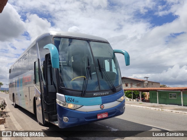 Viação Princesa dos Inhamuns 205 na cidade de Tauá, Ceará, Brasil, por Lucas Santana . Número da foto: #10050619.