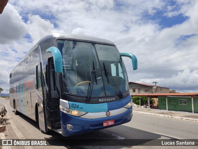 Viação Princesa dos Inhamuns 205 na cidade de Tauá, Ceará, Brasil, por Lucas Santana . ID da foto: 10050619.