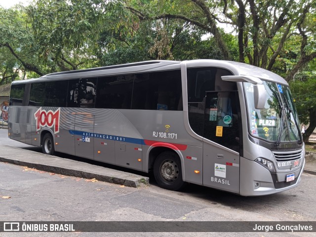 Auto Viação 1001 RJ 108.1171 na cidade de Rio de Janeiro, Rio de Janeiro, Brasil, por Jorge Gonçalves. ID da foto: 10049468.