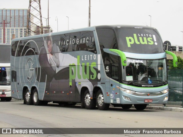 Viação Garcia 8824 na cidade de São Paulo, São Paulo, Brasil, por Moaccir  Francisco Barboza. Número da foto: #10078632.