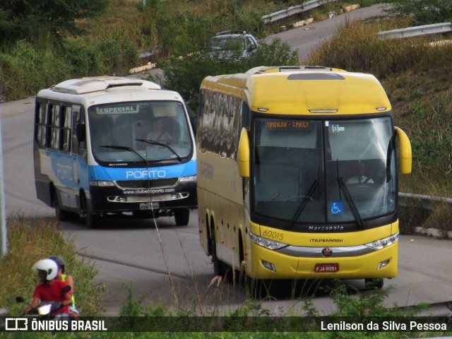 Viação Itapemirim 60015 na cidade de Caruaru, Pernambuco, Brasil, por Lenilson da Silva Pessoa. Número da foto: #10077716.