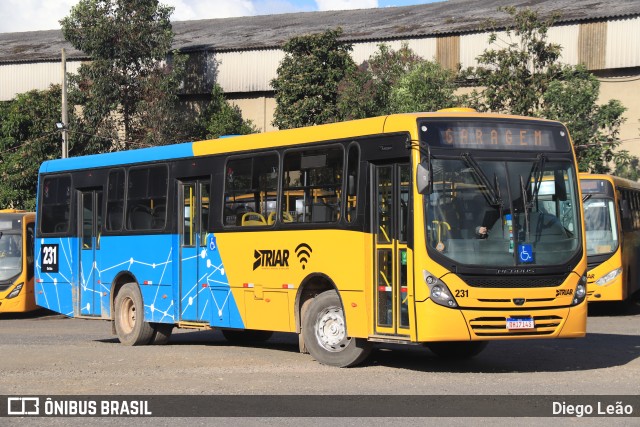 Francovig Transportes Coletivos 231 na cidade de Araucária, Paraná, Brasil, por Diego Leão. ID da foto: 10077508.