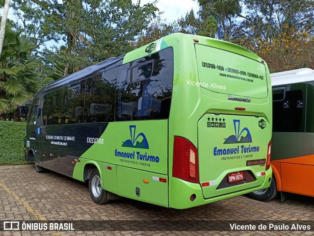 Emanuel Turismo Fretamentos e Viagens 0075 na cidade de Brumadinho, Minas Gerais, Brasil, por Vicente de Paulo Alves. ID da foto: 10076998.