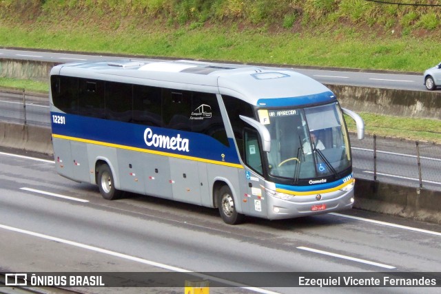 Viação Cometa 12291 na cidade de São José dos Campos, São Paulo, Brasil, por Ezequiel Vicente Fernandes. ID da foto: 10076806.