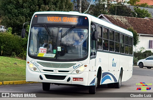 Citral Transporte e Turismo 2904 na cidade de Canela, Rio Grande do Sul, Brasil, por Claudio Luiz. ID da foto: 10076885.