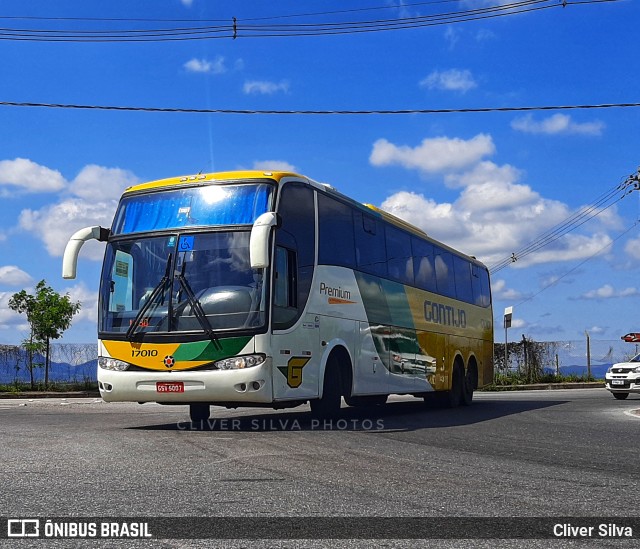 Empresa Gontijo de Transportes 17010 na cidade de Betim, Minas Gerais, Brasil, por Cliver Silva. ID da foto: 10076679.