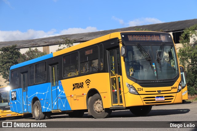 Francovig Transportes Coletivos 224 na cidade de Araucária, Paraná, Brasil, por Diego Leão. Número da foto: #10077503.