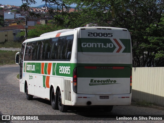 Empresa Gontijo de Transportes 20085 na cidade de Caruaru, Pernambuco, Brasil, por Lenilson da Silva Pessoa. ID da foto: 10077516.