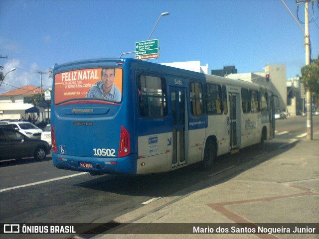 Concessionária Salvador Norte - CSN Transportes 10502 na cidade de Salvador, Bahia, Brasil, por Mario dos Santos Nogueira Junior. ID da foto: 10077539.