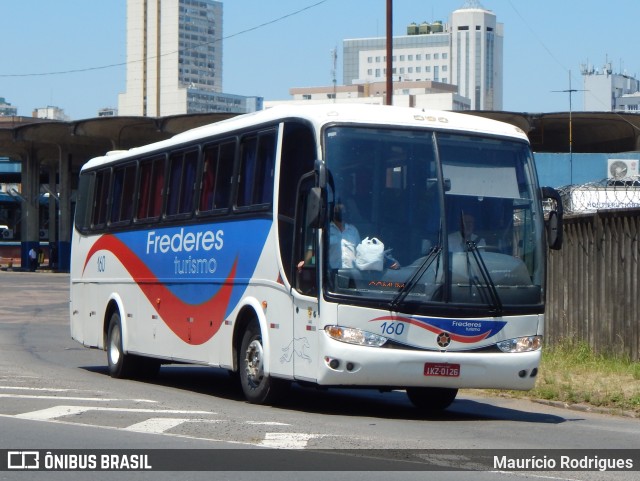 Expresso Frederes > Frederes Turismo 160 na cidade de Porto Alegre, Rio Grande do Sul, Brasil, por Maurício Rodrigues. ID da foto: 10078670.