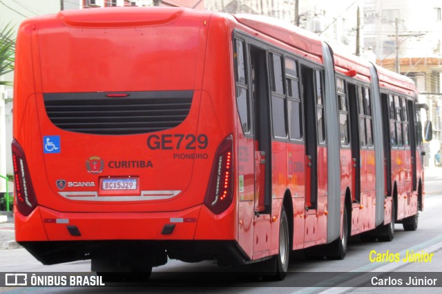 Viação Cidade Sorriso GE729 na cidade de Curitiba, Paraná, Brasil, por Carlos Júnior. ID da foto: 10076866.