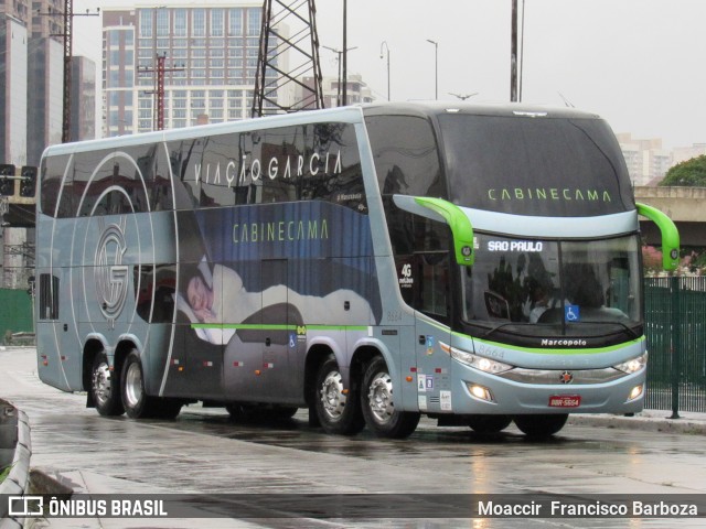 Viação Garcia 8664 na cidade de São Paulo, São Paulo, Brasil, por Moaccir  Francisco Barboza. Número da foto: #10078607.