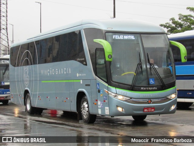Viação Garcia 8443 na cidade de São Paulo, São Paulo, Brasil, por Moaccir  Francisco Barboza. Número da foto: #10078576.