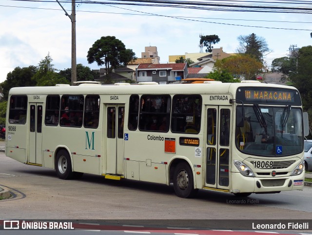 Viação Santo Ângelo 18068 na cidade de Curitiba, Paraná, Brasil, por Leonardo Fidelli. Número da foto: #10077406.