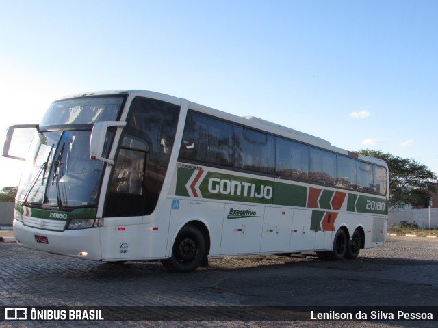 Empresa Gontijo de Transportes 20180 na cidade de Caruaru, Pernambuco, Brasil, por Lenilson da Silva Pessoa. ID da foto: 10079116.