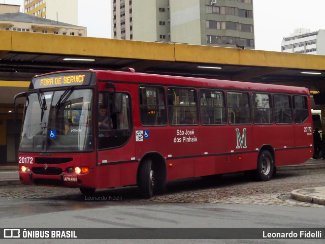 Auto Viação São José dos Pinhais 20172 na cidade de Curitiba, Paraná, Brasil, por Leonardo Fidelli. ID da foto: 10079668.