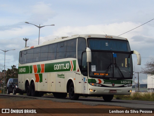 Empresa Gontijo de Transportes 14840 na cidade de Caruaru, Pernambuco, Brasil, por Lenilson da Silva Pessoa. Número da foto: #10079162.
