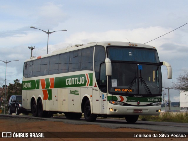 Empresa Gontijo de Transportes 14840 na cidade de Caruaru, Pernambuco, Brasil, por Lenilson da Silva Pessoa. ID da foto: 10079162.