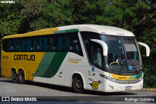 Empresa Gontijo de Transportes 18455 na cidade de São Paulo, São Paulo, Brasil, por Rodrigo Coimbra. ID da foto: 10080037.