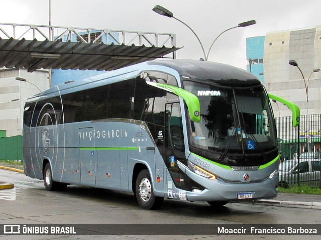 Viação Garcia 82038 na cidade de São Paulo, São Paulo, Brasil, por Moaccir  Francisco Barboza. Número da foto: #10079455.