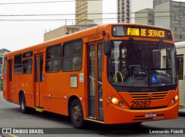 Viação Castelo Branco 29287 na cidade de Curitiba, Paraná, Brasil, por Leonardo Fidelli. ID da foto: 10079686.