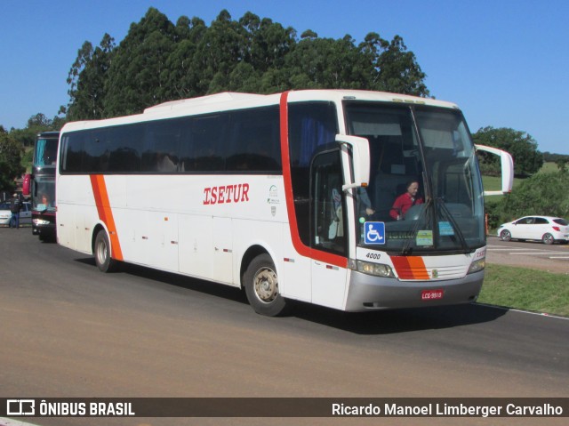 Isetur Transportes e Turismo 4000 na cidade de Rio Pardo, Rio Grande do Sul, Brasil, por Ricardo Manoel Limberger Carvalho. Número da foto: #10080142.