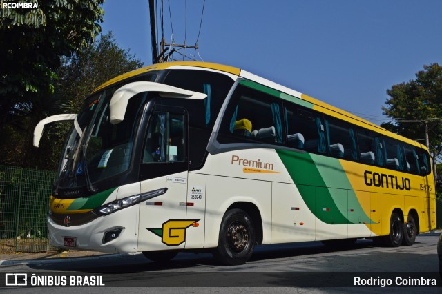 Empresa Gontijo de Transportes 19495 na cidade de São Paulo, São Paulo, Brasil, por Rodrigo Coimbra. ID da foto: 10080511.