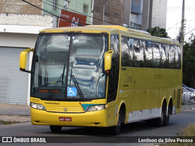 Viação Itapemirim 9535 na cidade de Caruaru, Pernambuco, Brasil, por Lenilson da Silva Pessoa. ID da foto: 10079107.