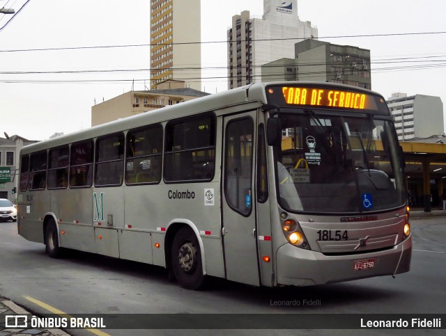 Viação Santo Ângelo 18L54 na cidade de Curitiba, Paraná, Brasil, por Leonardo Fidelli. ID da foto: 10079662.