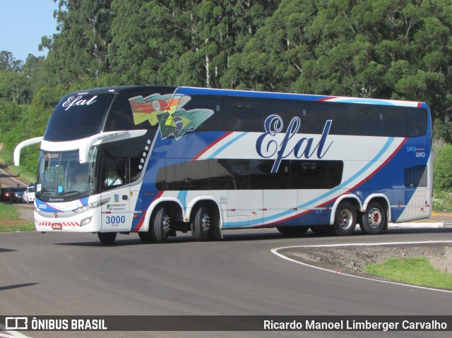 Efal - Expresso Faxinalense Ltda. 3000 na cidade de Rio Pardo, Rio Grande do Sul, Brasil, por Ricardo Manoel Limberger Carvalho. Número da foto: #10080103.