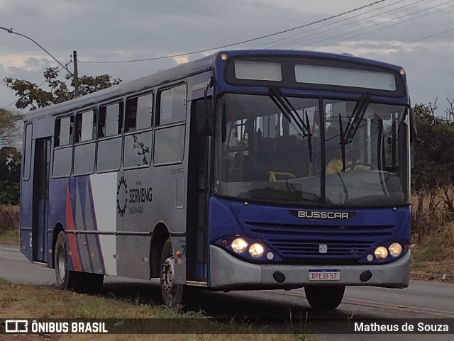 Ônibus Particulares 8F57 na cidade de Luziânia, Goiás, Brasil, por Matheus de Souza. Número da foto: #10079687.