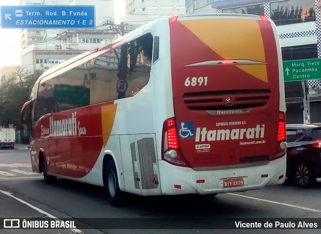 Expresso Itamarati 6891 na cidade de São Paulo, São Paulo, Brasil, por Vicente de Paulo Alves. Número da foto: #10079880.