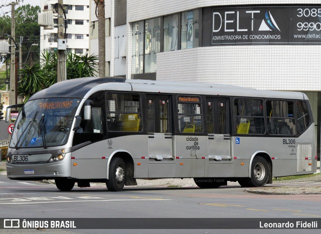 Transporte Coletivo Glória BL306 na cidade de Curitiba, Paraná, Brasil, por Leonardo Fidelli. ID da foto: 10079695.