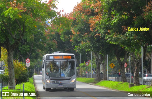 Expresso Azul 17L48 na cidade de Curitiba, Paraná, Brasil, por Carlos Júnior. ID da foto: 10082652.