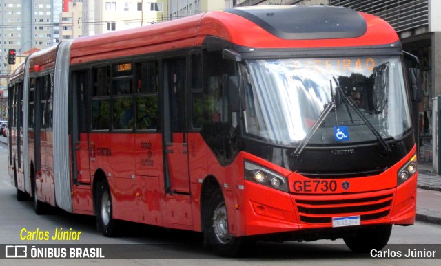 Viação Cidade Sorriso GE730 na cidade de Curitiba, Paraná, Brasil, por Carlos Júnior. ID da foto: 10084285.