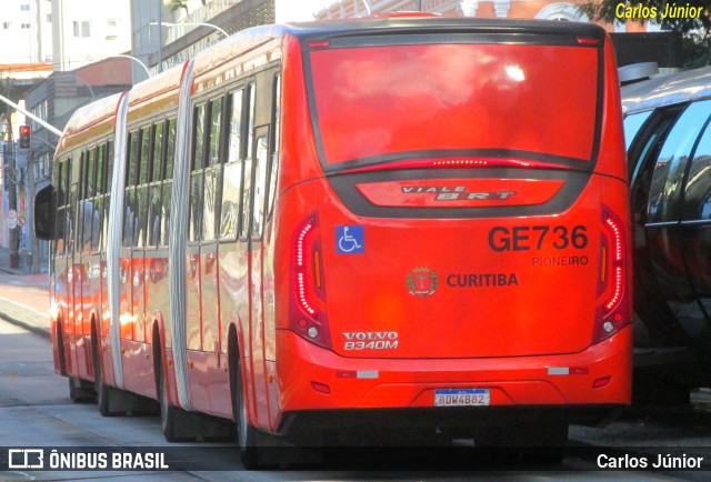 Viação Cidade Sorriso >> Viação Sorriso de Curitiba GE736 na cidade de Curitiba, Paraná, Brasil, por Carlos Júnior. Número da foto: #10082743.
