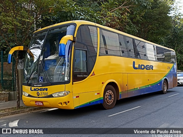 Líder Turismo 2700 na cidade de Belo Horizonte, Minas Gerais, Brasil, por Vicente de Paulo Alves. ID da foto: 10084281.