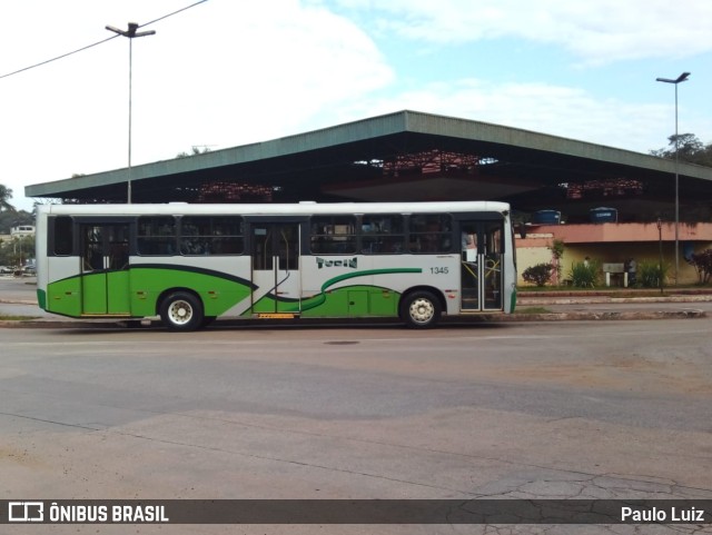 Turin Transportes 1345 na cidade de Congonhas, Minas Gerais, Brasil, por Paulo Luiz. ID da foto: 10084852.