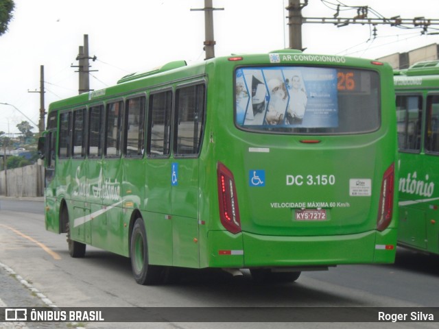 Transportes Santo Antônio DC 3.150 na cidade de Duque de Caxias, Rio de Janeiro, Brasil, por Roger Silva. Número da foto: #10082545.