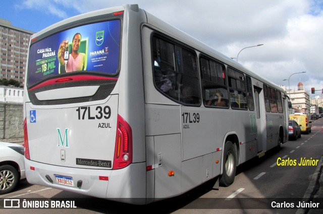 Expresso Azul 17L39 na cidade de Curitiba, Paraná, Brasil, por Carlos Júnior. Número da foto: #10082628.