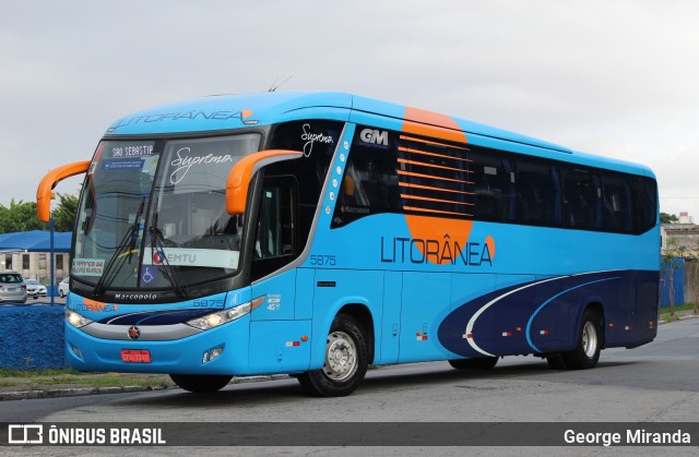 Litorânea Transportes Coletivos 5875 na cidade de São Paulo, São Paulo, Brasil, por George Miranda. Número da foto: #10083779.