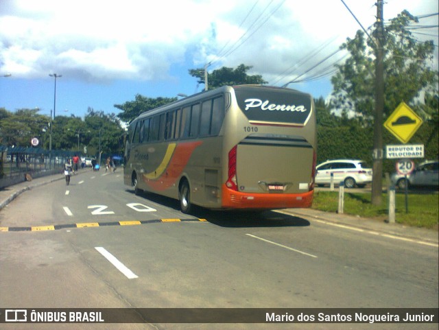 Plenna Transportes e Serviços 1010 na cidade de Salvador, Bahia, Brasil, por Mario dos Santos Nogueira Junior. ID da foto: 10083406.