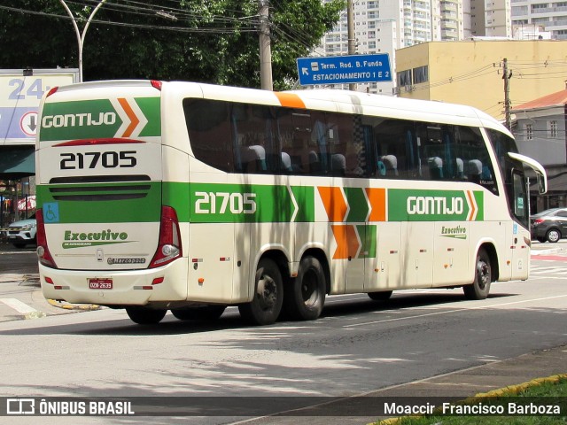 Empresa Gontijo de Transportes 21705 na cidade de São Paulo, São Paulo, Brasil, por Moaccir  Francisco Barboza. ID da foto: 10082555.