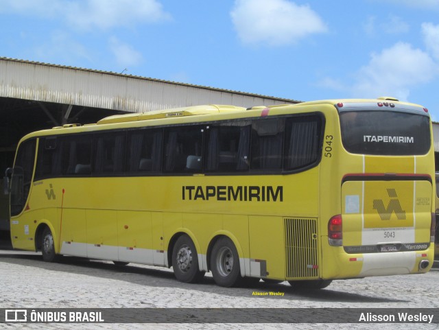 Viação Itapemirim 5043 na cidade de Fortaleza, Ceará, Brasil, por Alisson Wesley. Número da foto: #10083487.