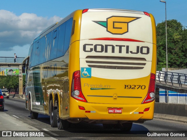Empresa Gontijo de Transportes 19270 na cidade de Rio de Janeiro, Rio de Janeiro, Brasil, por Guilherme Gomes. Número da foto: #10082155.