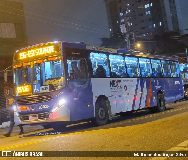Next Mobilidade - ABC Sistema de Transporte 80.935 na cidade de São Bernardo do Campo, São Paulo, Brasil, por Matheus dos Anjos Silva. Número da foto: #10082282.