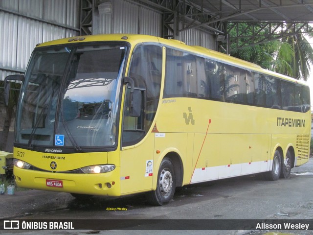 Viação Itapemirim 5727 na cidade de Fortaleza, Ceará, Brasil, por Alisson Wesley. Número da foto: #10082089.