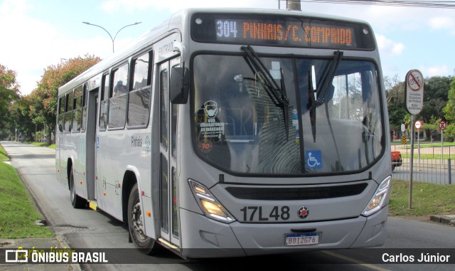 Expresso Azul 17L48 na cidade de Curitiba, Paraná, Brasil, por Carlos Júnior. ID da foto: 10082631.